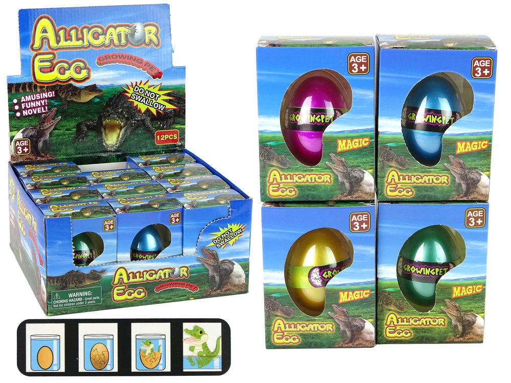 Ovo mágico crocodilo cresce na água 6 cm (1 unidade)
