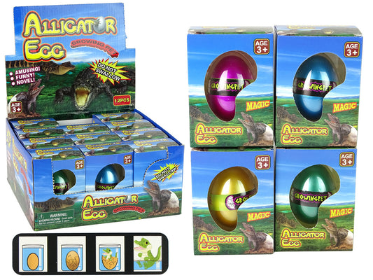 Ovo mágico crocodilo cresce na água 6 cm (1 unidade)