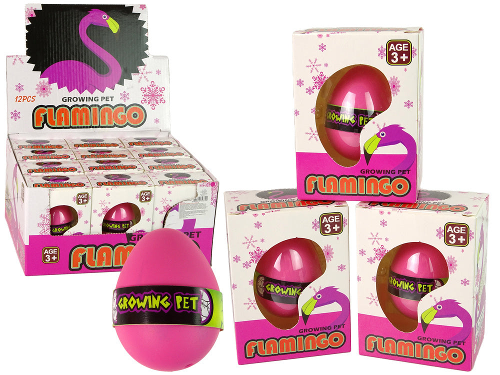Ovo mágico flamingo cresce na água 6 cm rosa (1 unidade)
