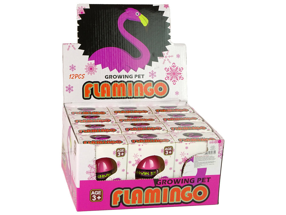 Ovo mágico flamingo cresce na água 6 cm rosa (1 unidade)