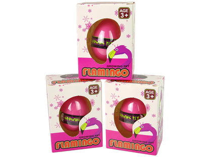 Ovo mágico flamingo cresce na água 6 cm rosa (1 unidade)