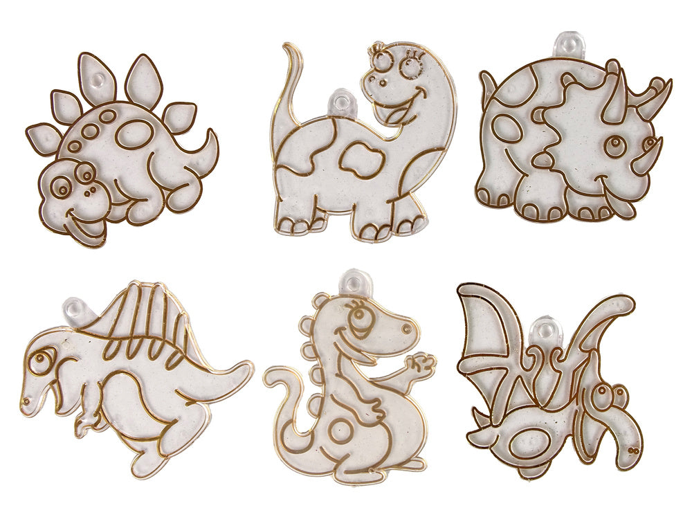 Kit vitral dinossauros 3D