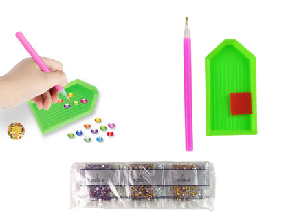 Autocolantes diamante animais jardim