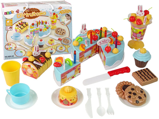 Kit doces bolo e bolachas com velcro