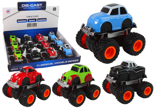 Carro metal rodas grandes HXHG08 (1 unidade, sortido)