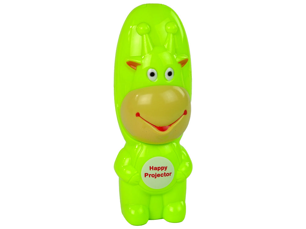 Projetor desenho com canetas verde