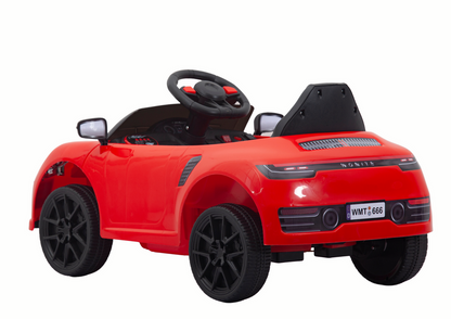 Carro elétrico WMT-666 vermelho