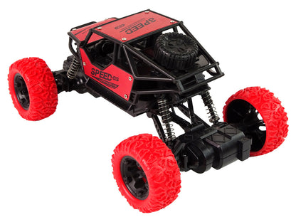 Carro todo-o-terreno telecomandado 1:18 vermelho