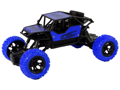 Carro todo-o-terreno telecomandado 1:18 azul