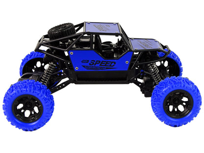Carro todo-o-terreno telecomandado 1:18 azul
