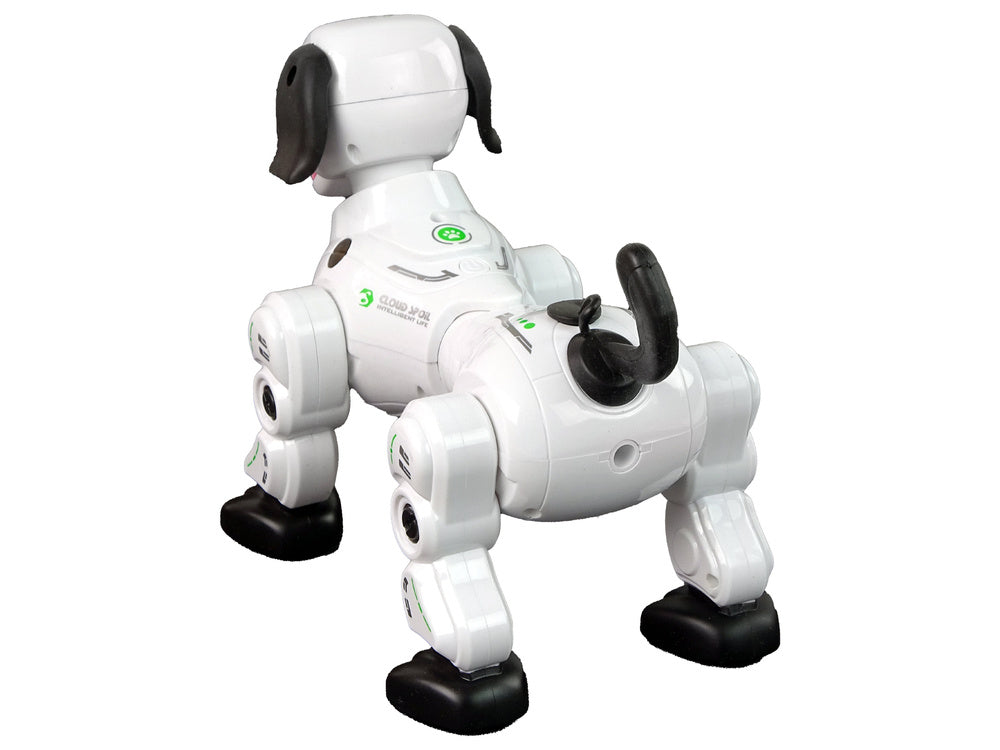 Cão robot interativo telecomandado