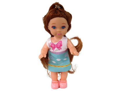 Boneca Professora Loira e Aluna Morena com Quadro Escolar