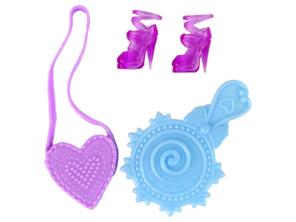 Boneca Morena com Vestido para Pintar