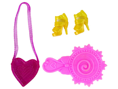 Boneca Loira com Vestido para Pintar