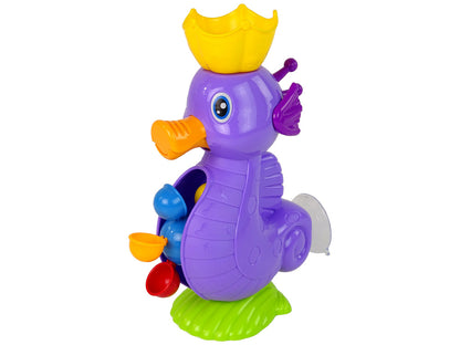 Brinquedo de banho cavalo-marinho com cascata