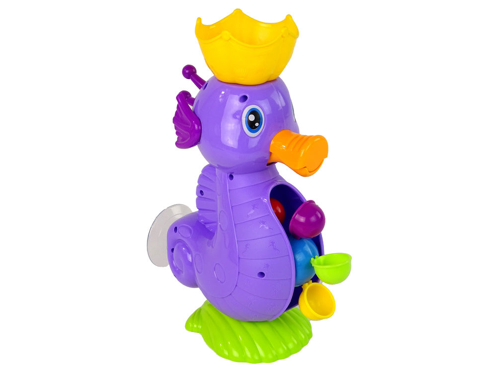 Brinquedo de banho cavalo-marinho com cascata