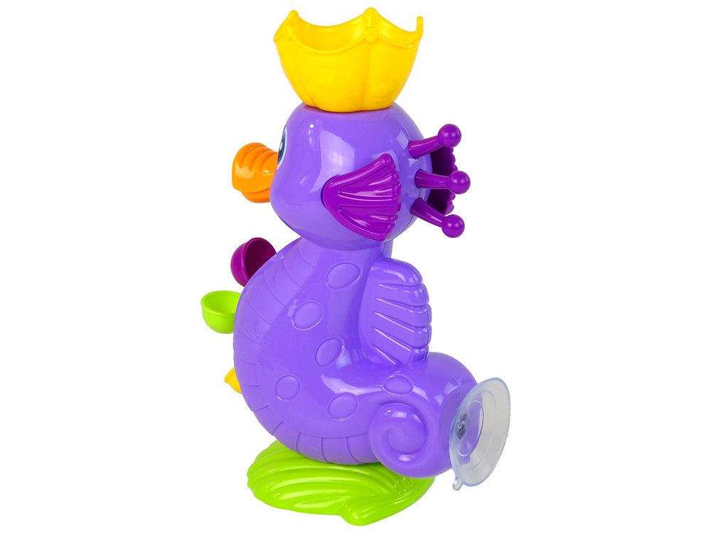 Brinquedo de banho cavalo-marinho com cascata