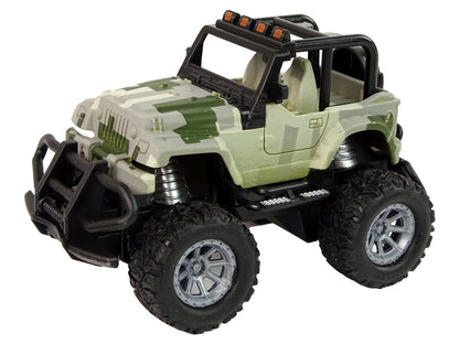 Carro todo-o-terreno telecomandado 1:43 camuflado