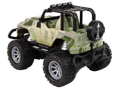 Carro todo-o-terreno telecomandado 1:43 camuflado