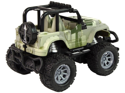 Carro todo-o-terreno telecomandado 1:43 camuflado