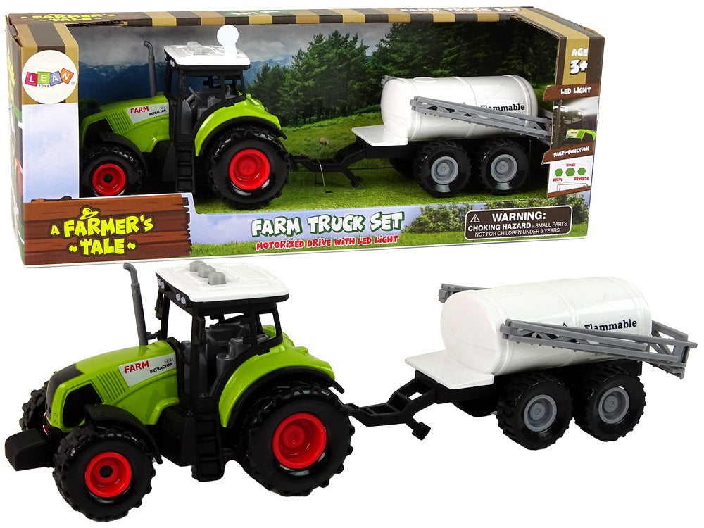 Trator infantil com reboque agrícola
