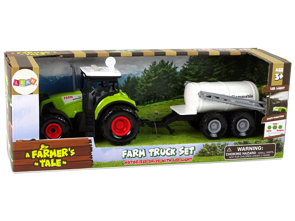 Trator infantil com reboque agrícola