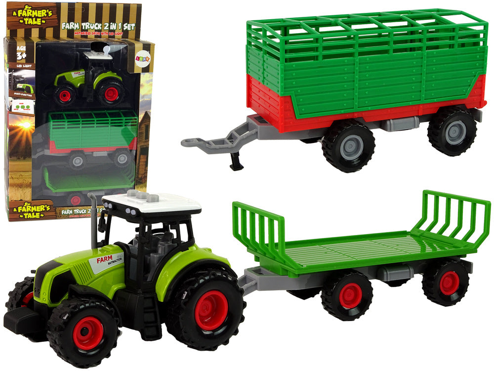 Trator com reboque agrícola