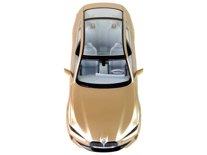 Carro telecomandado BMW i4 Rastar dourado 1:14