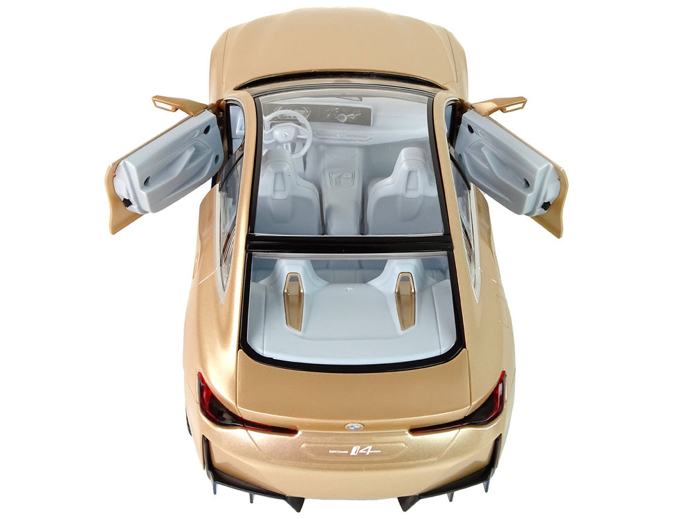 Carro telecomandado BMW i4 Rastar dourado 1:14