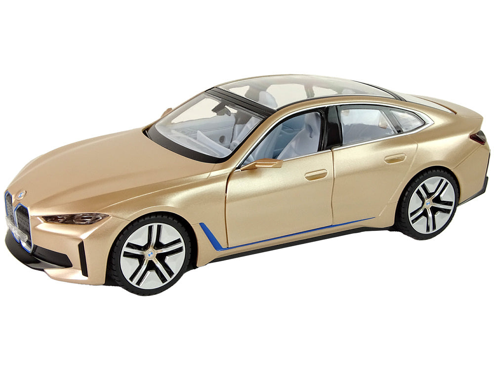 Carro telecomandado BMW i4 Rastar dourado 1:14