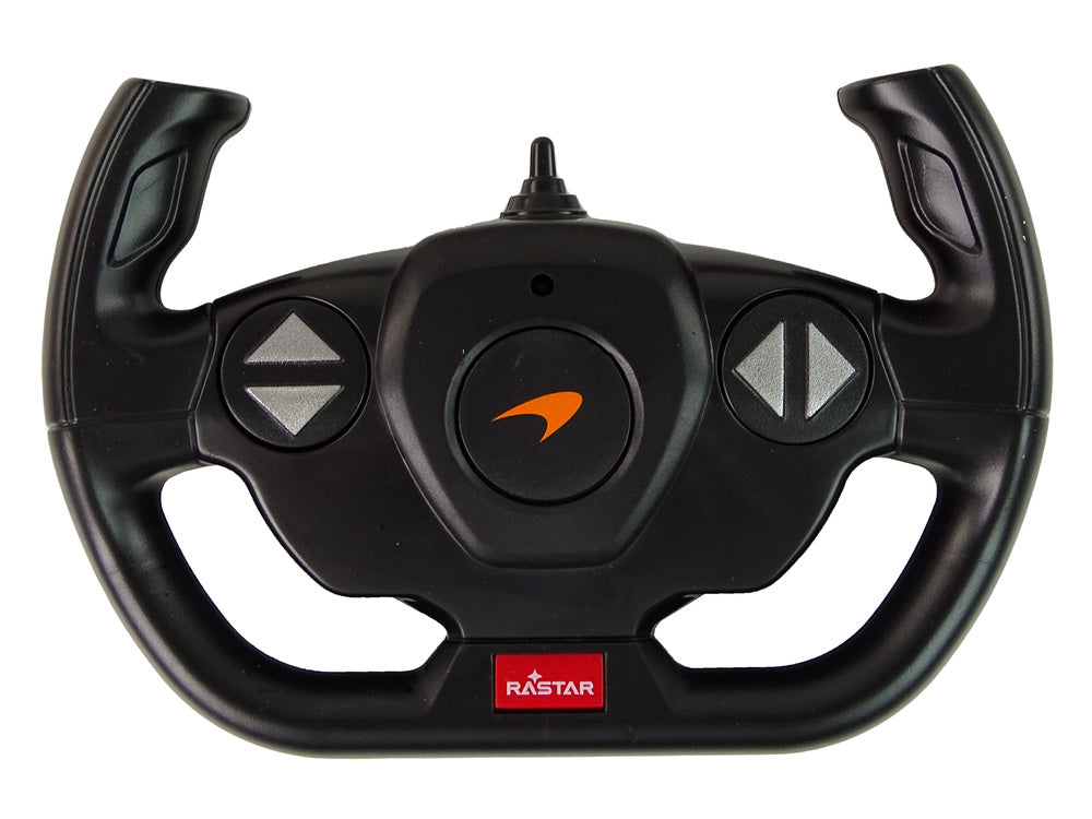 Carro de corrida telecomandado McLaren F1 laranja 1:12