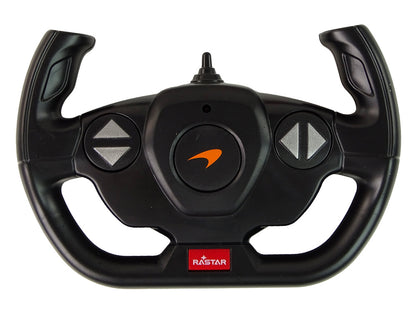 Carro de corrida telecomandado McLaren F1 laranja 1:12