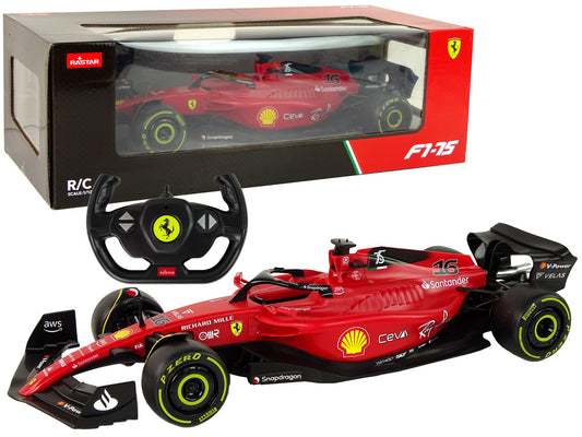Carro de corrida telecomandado Ferrari F1 vermelho 1:12