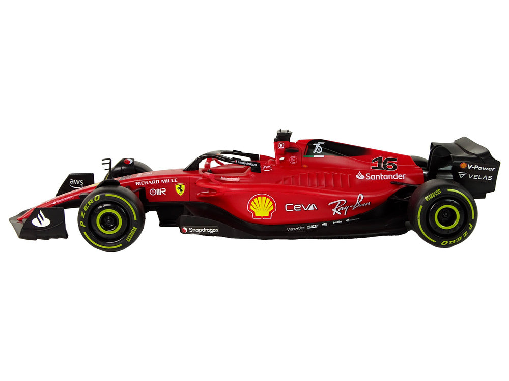 Carro de corrida telecomandado Ferrari F1 vermelho 1:12