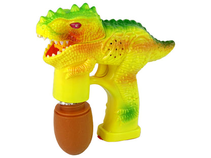 Bolhas de sabão dinossauro ovo amarelo