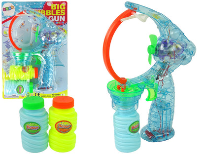 Pistola de bolhas de sabão 24 cm com luz e som