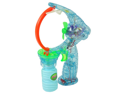 Pistola de bolhas de sabão 24 cm com luz e som