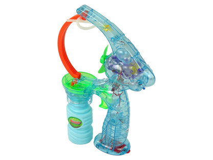 Pistola de bolhas de sabão 24 cm com luz e som