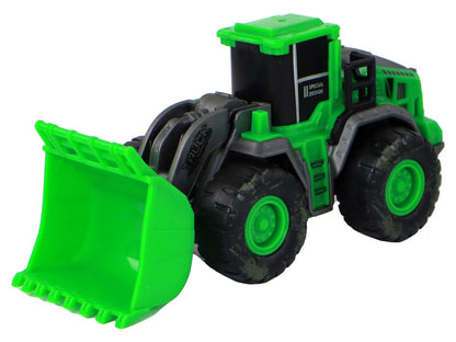 Conjunto veículos agrícolas verdes, 4 peças