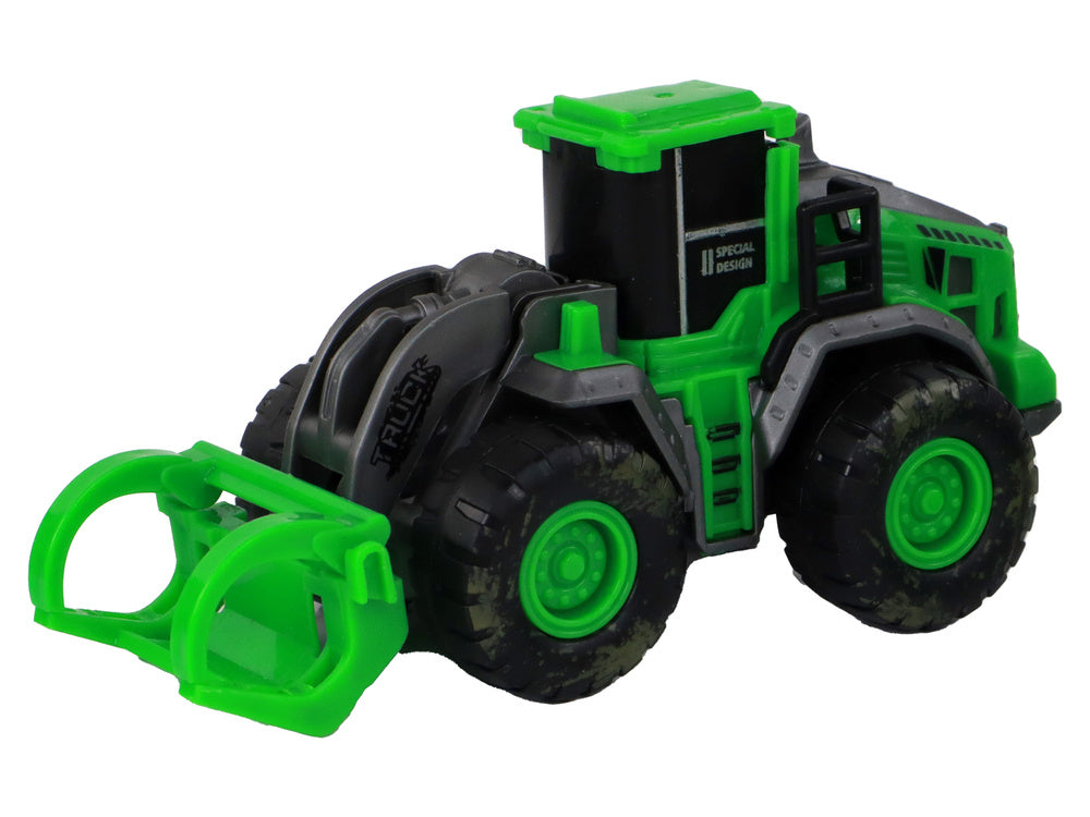 Conjunto veículos agrícolas verdes, 4 peças