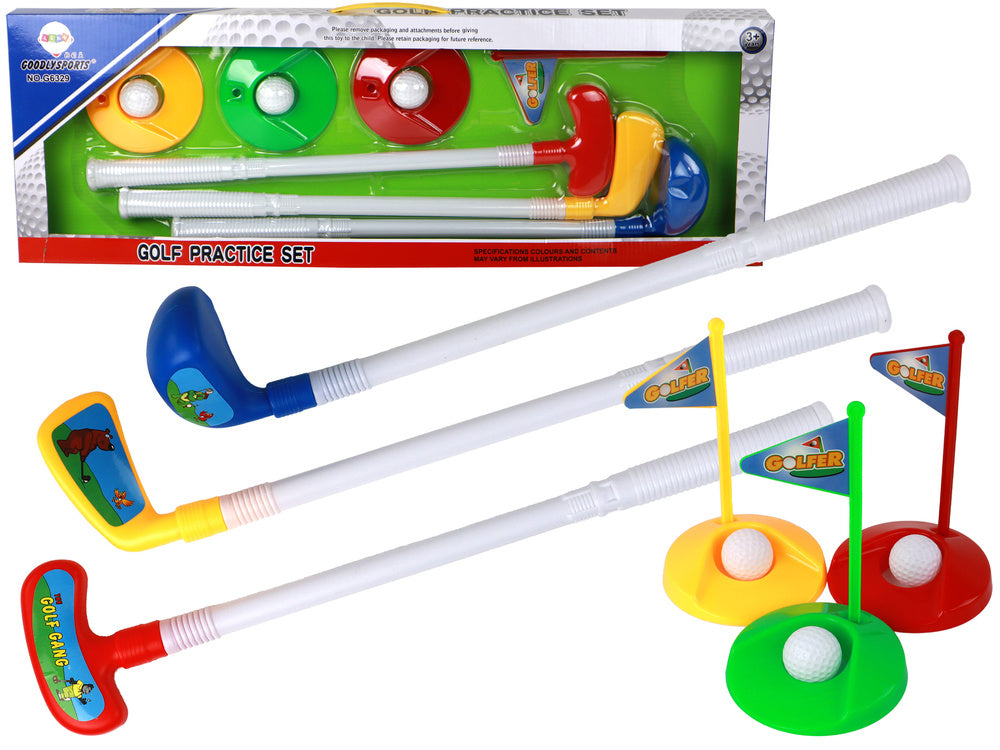 Mini golfe infantil com tacos, 12 peças