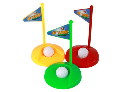 Mini golfe infantil com tacos, 12 peças