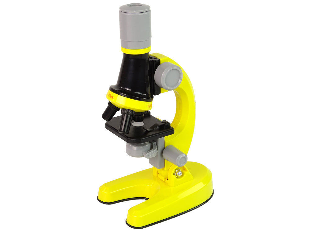 Microscópio educativo infantil amarelo
