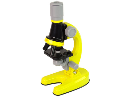 Microscópio educativo infantil amarelo