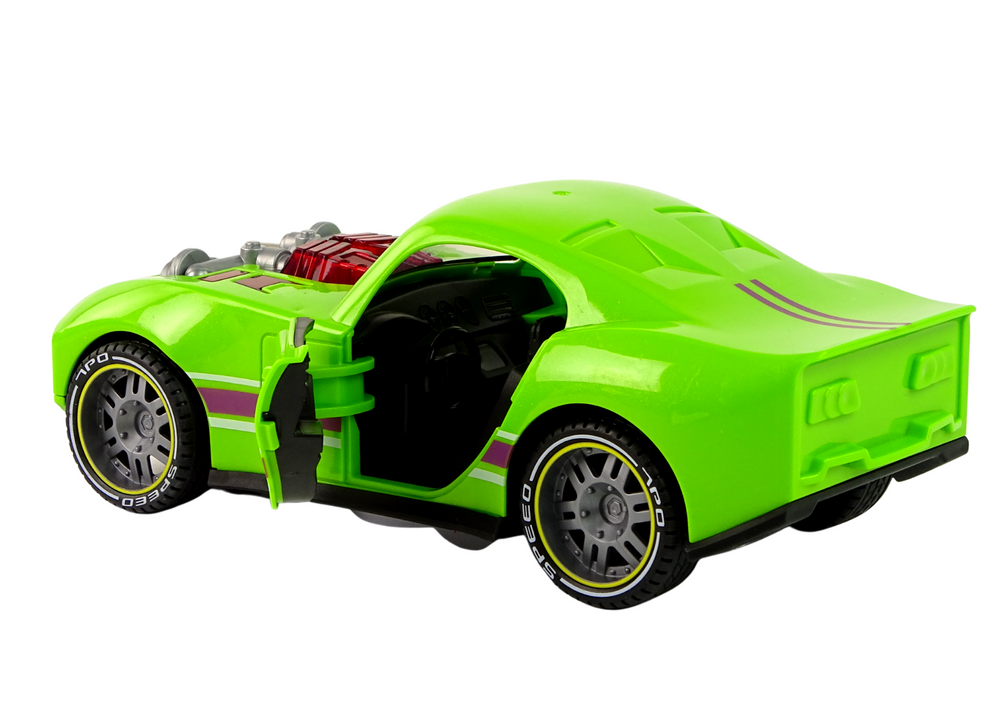 Carro verde 1:14 com luzes e sons