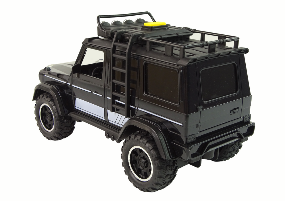 Carro todo-o-terreno preto 1:14 de fricção