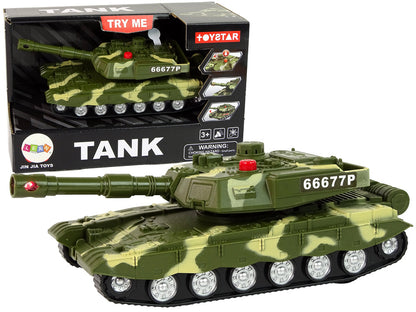 Tanque militar de fricção com som e luz