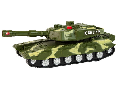 Tanque militar de fricção com som e luz