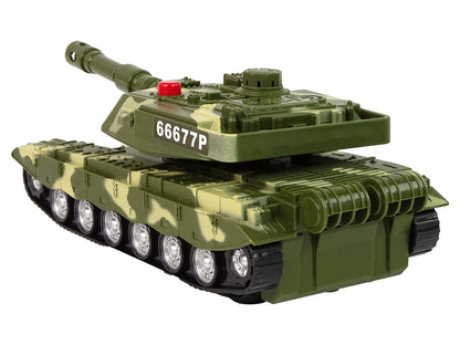 Tanque militar de fricção com som e luz
