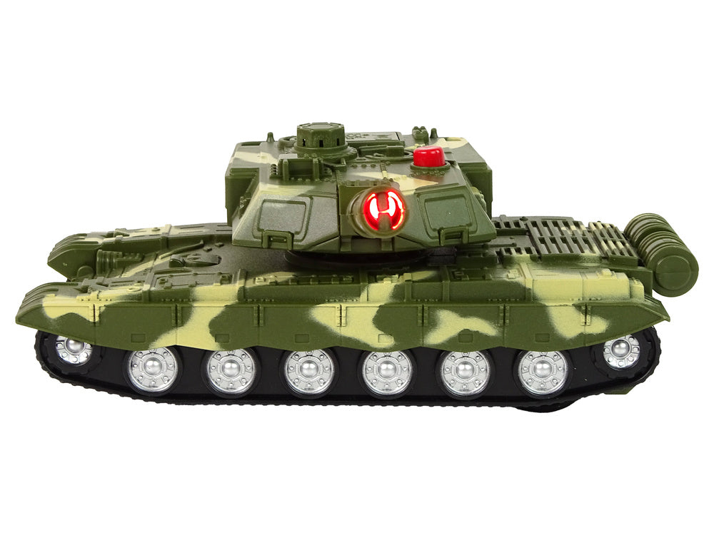 Tanque militar de fricção com som e luz